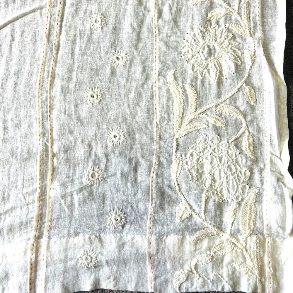 Anthropologie‎ Manette Embroidered Curtain Panel 51
